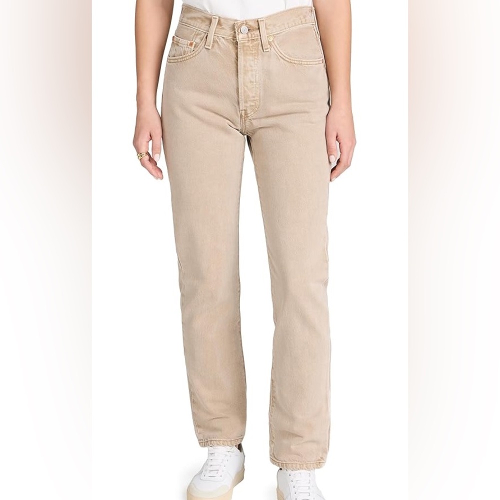 Levi's Women's Straight Leg Jeans - Beige